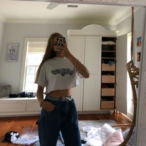 Car brandy crop top